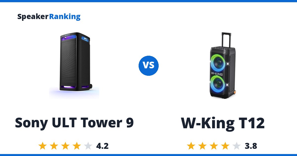 Sony ULT Tower 9 vs W-King T12
