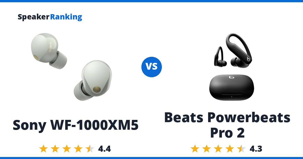 Sony WF-1000XM5 vs Beats Powerbeats Pro 2