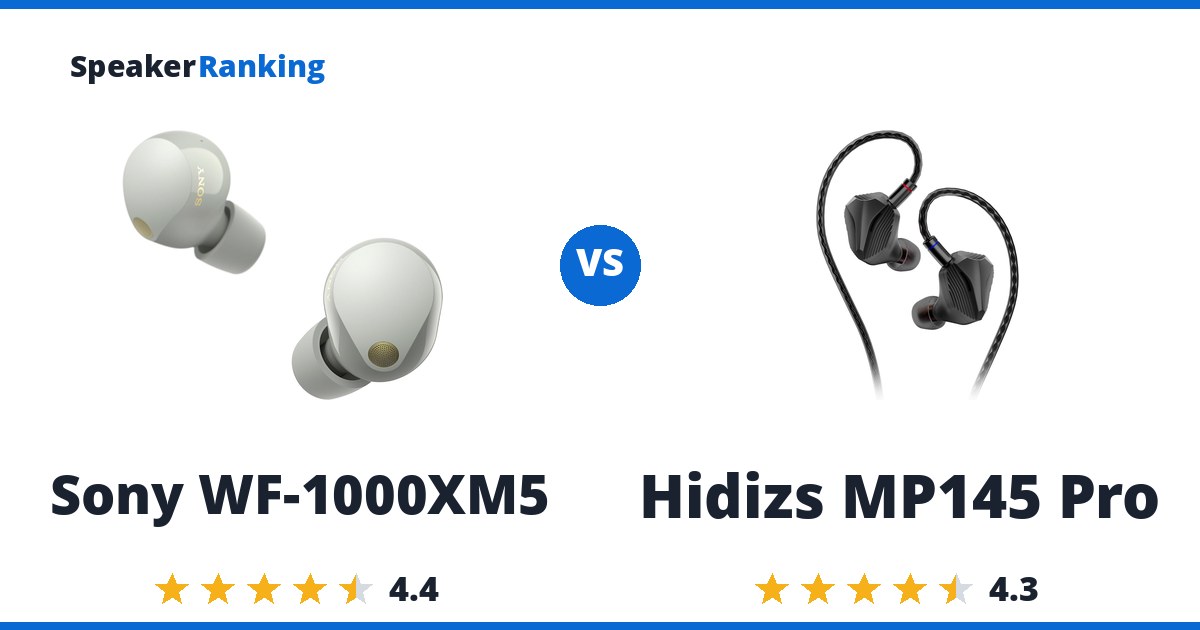 Sony WF-1000XM5 vs Hidizs MP145 Pro