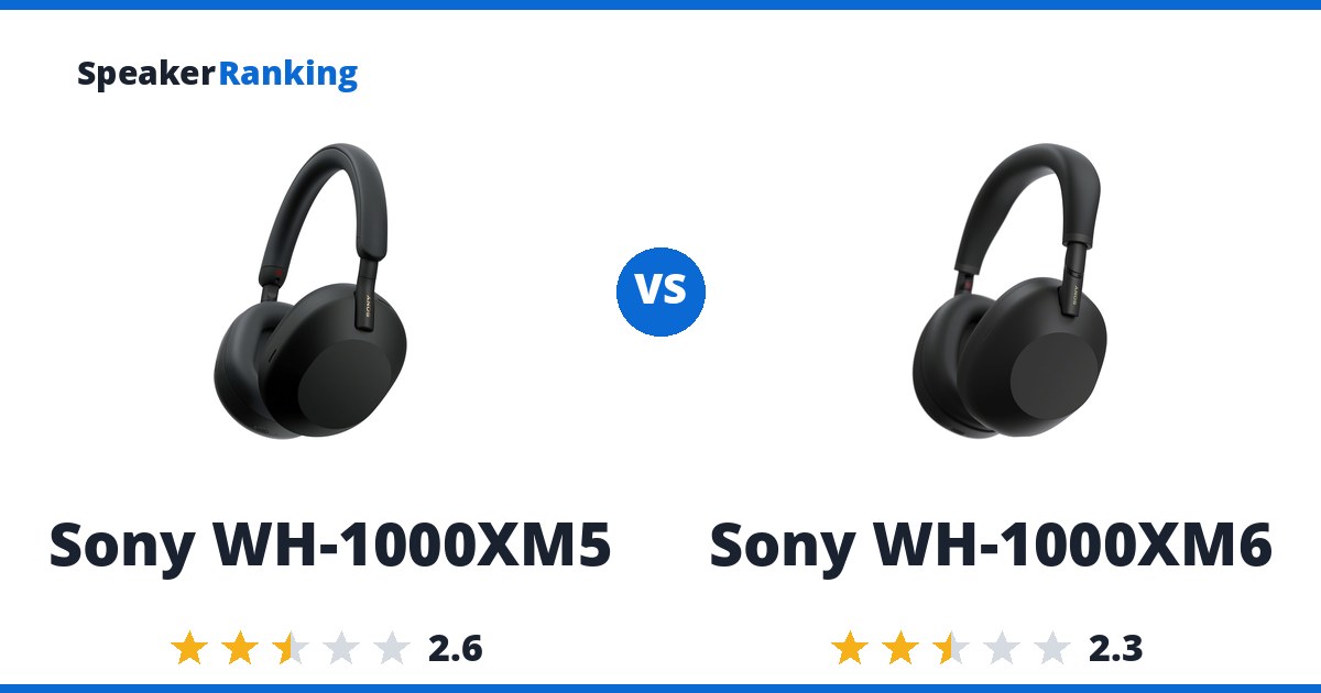 Sony WH-1000XM5 vs Sony WH-1000XM6