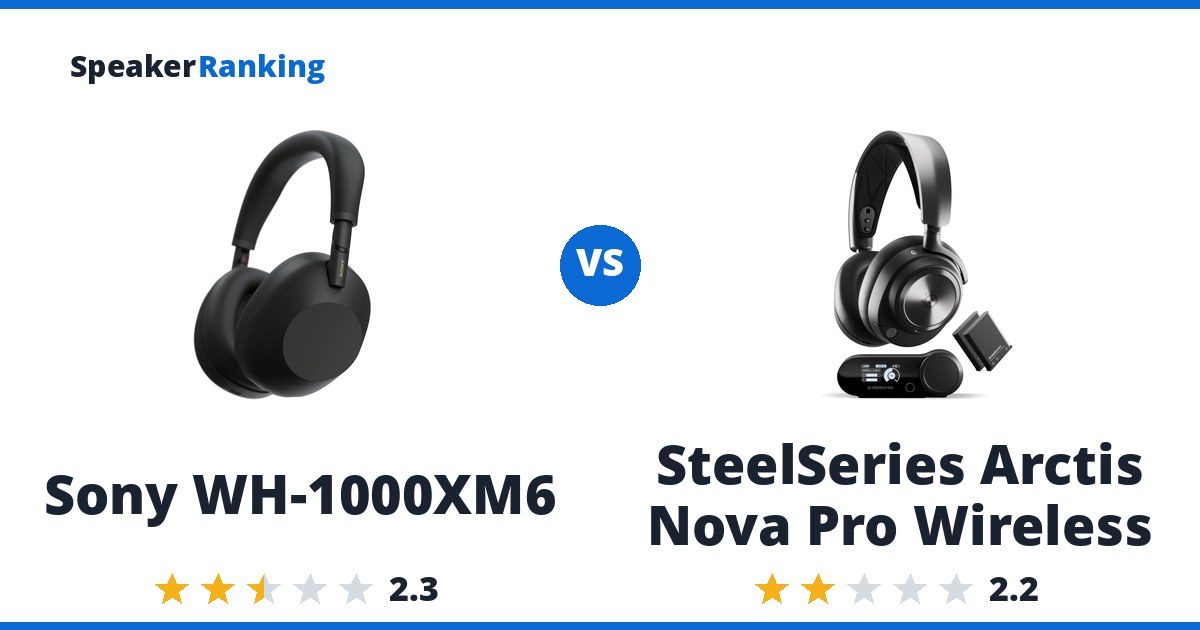 Sony WH-1000XM6 vs SteelSeries Arctis Nova Pro Wireless