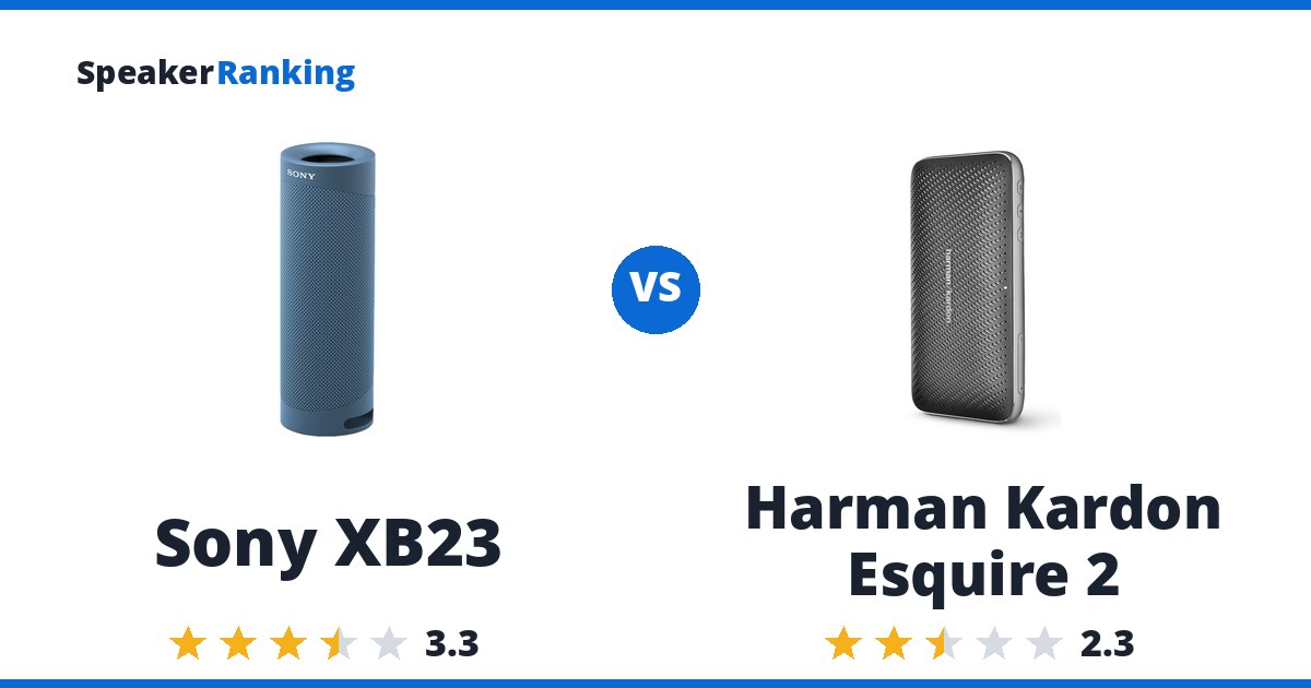 Sony XB23 vs Harman Kardon Esquire 2