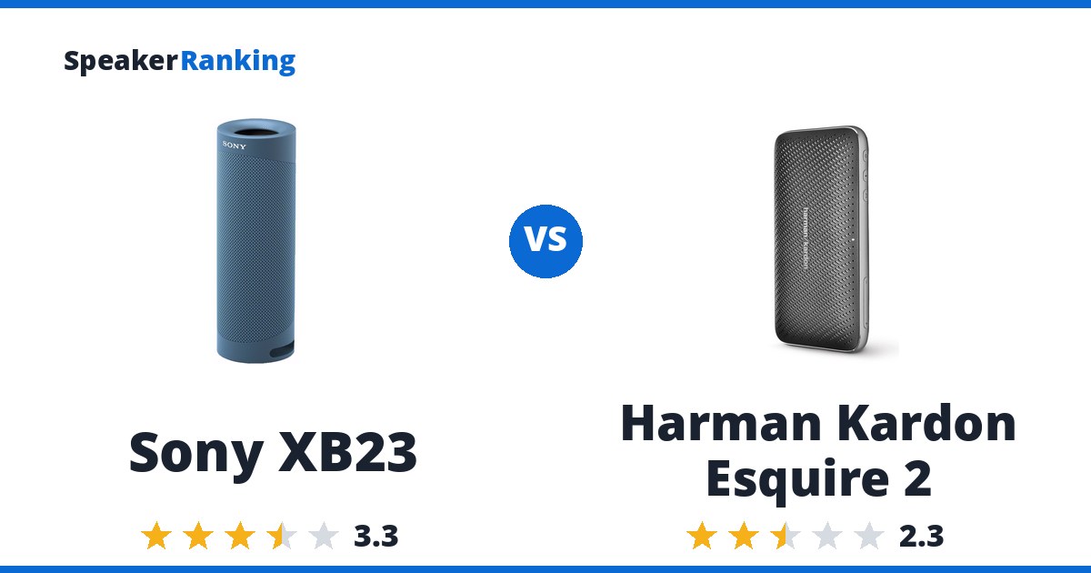 Sony XB23 vs Harman Kardon Esquire 2