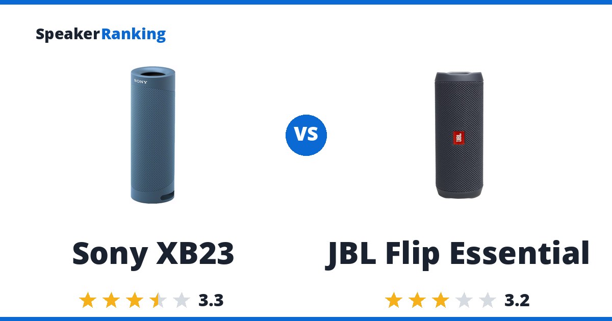 Sony XB23 vs JBL Flip Essential