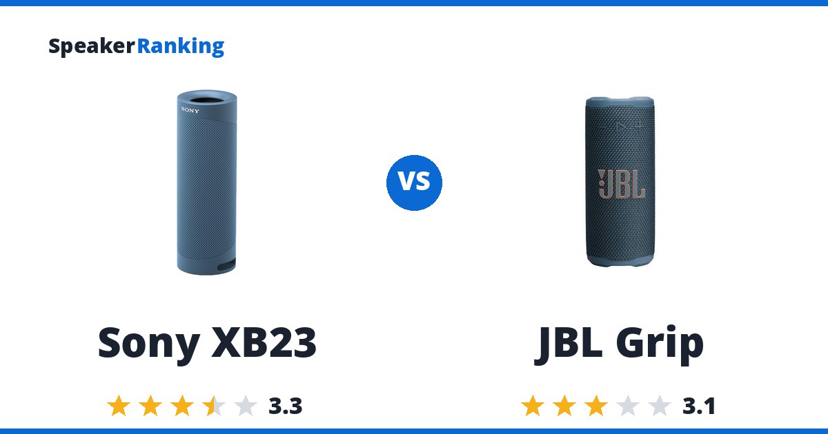 Sony XB23 vs JBL Grip