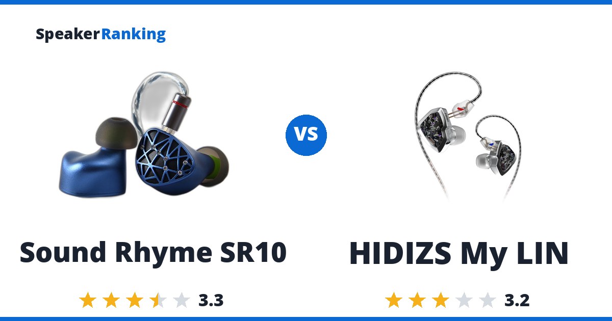 Sound Rhyme SR10 vs HIDIZS My LIN