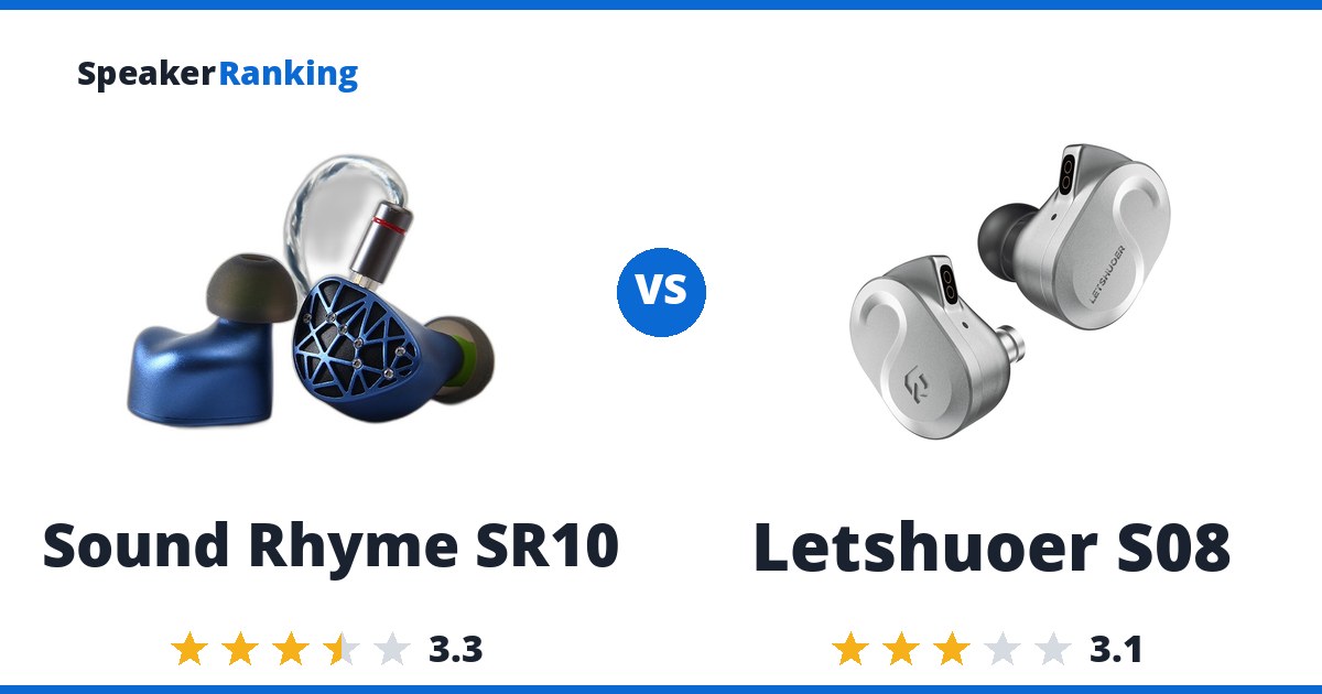 Sound Rhyme SR10 vs Letshuoer S08