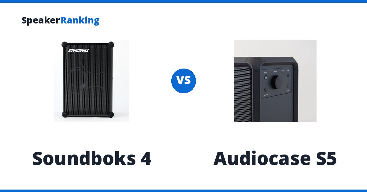 Soundboks 4 vs Audiocase S5