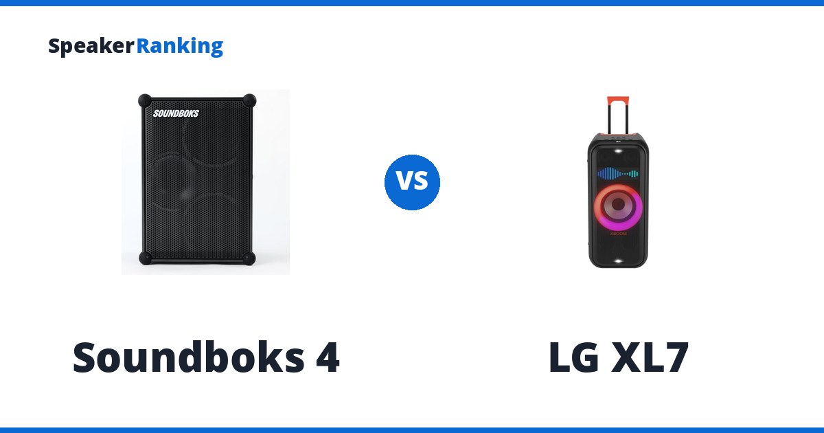 Soundboks 4 vs LG XL7