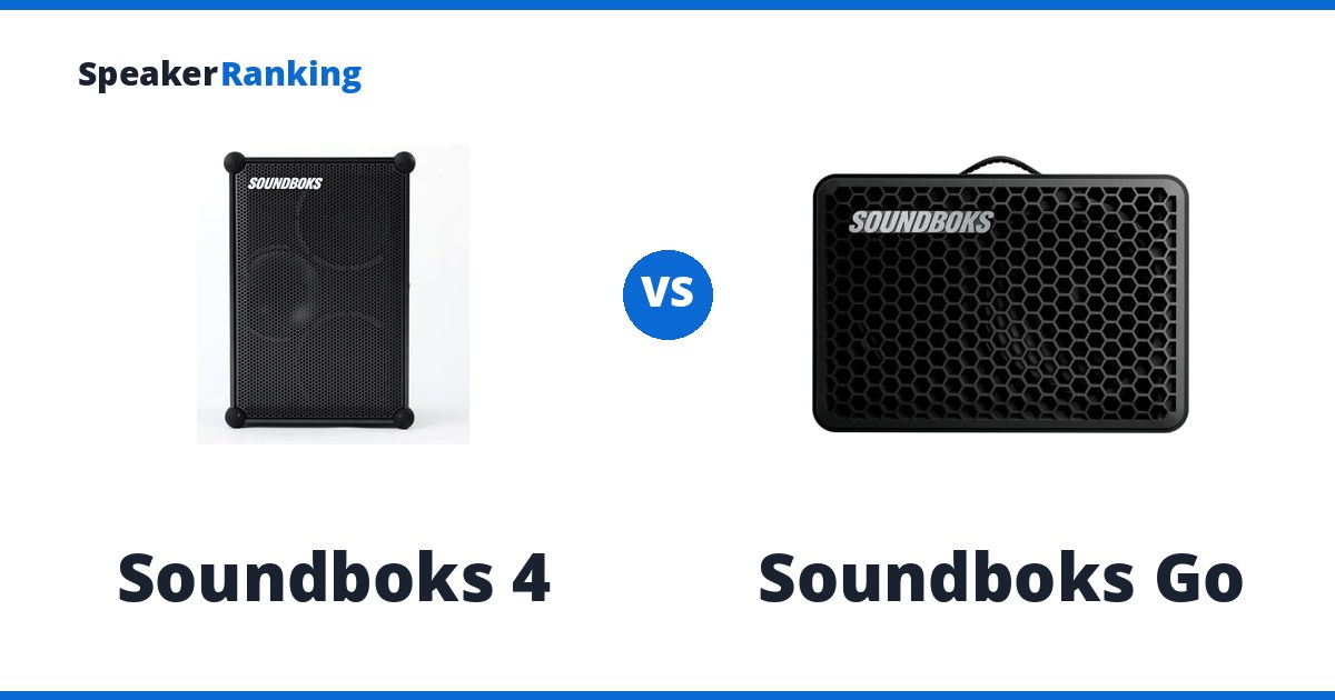 Soundboks 4 vs Soundboks Go