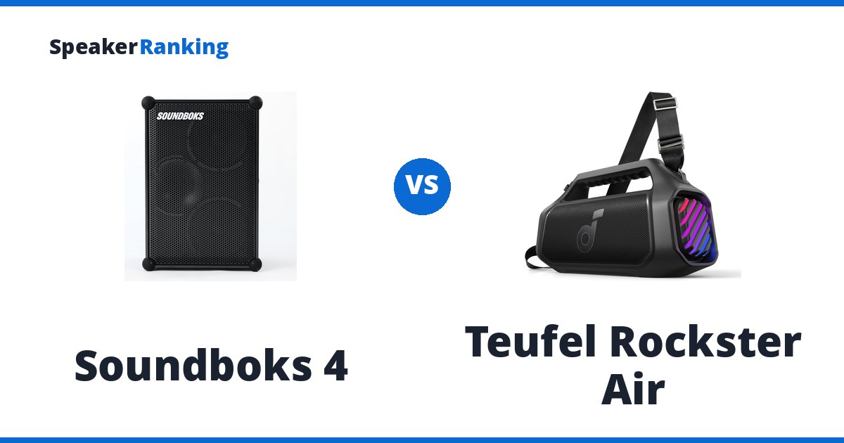 Soundboks 4 vs Teufel Rockster Air