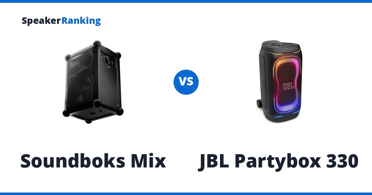 Soundboks Mix vs JBL Partybox 330