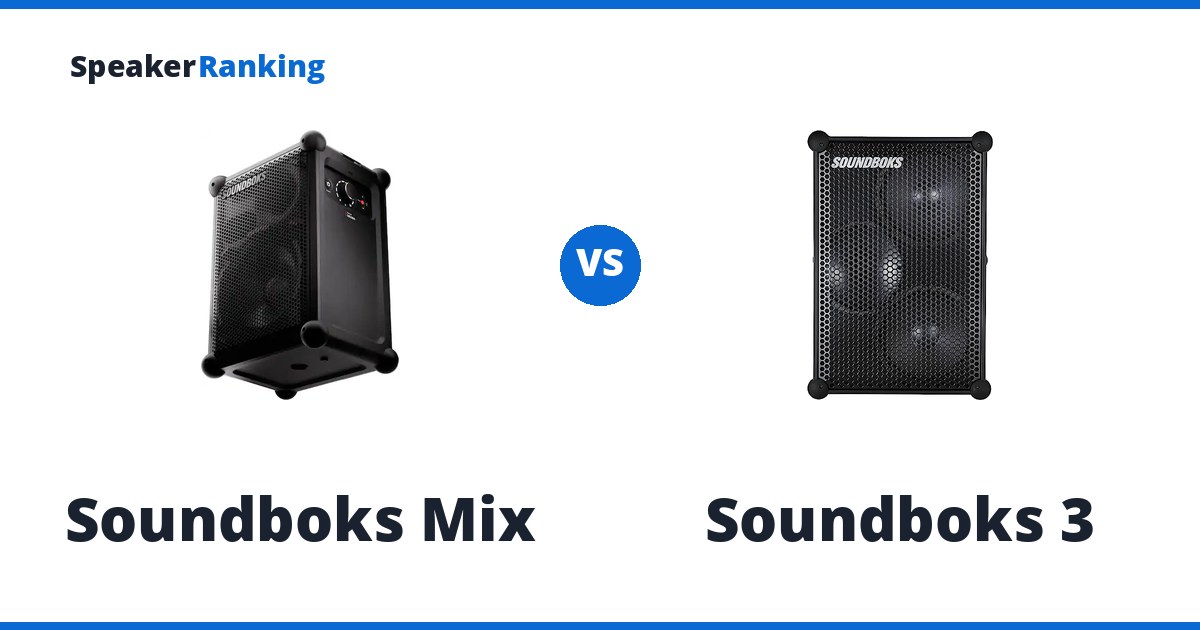 Soundboks Mix vs Soundboks 3
