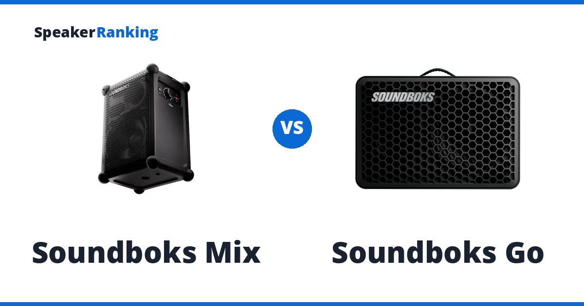 Soundboks Mix vs Soundboks Go
