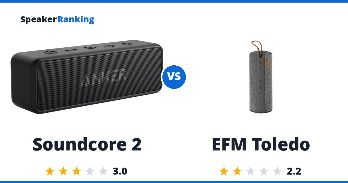 Soundcore 2 vs EFM Toledo