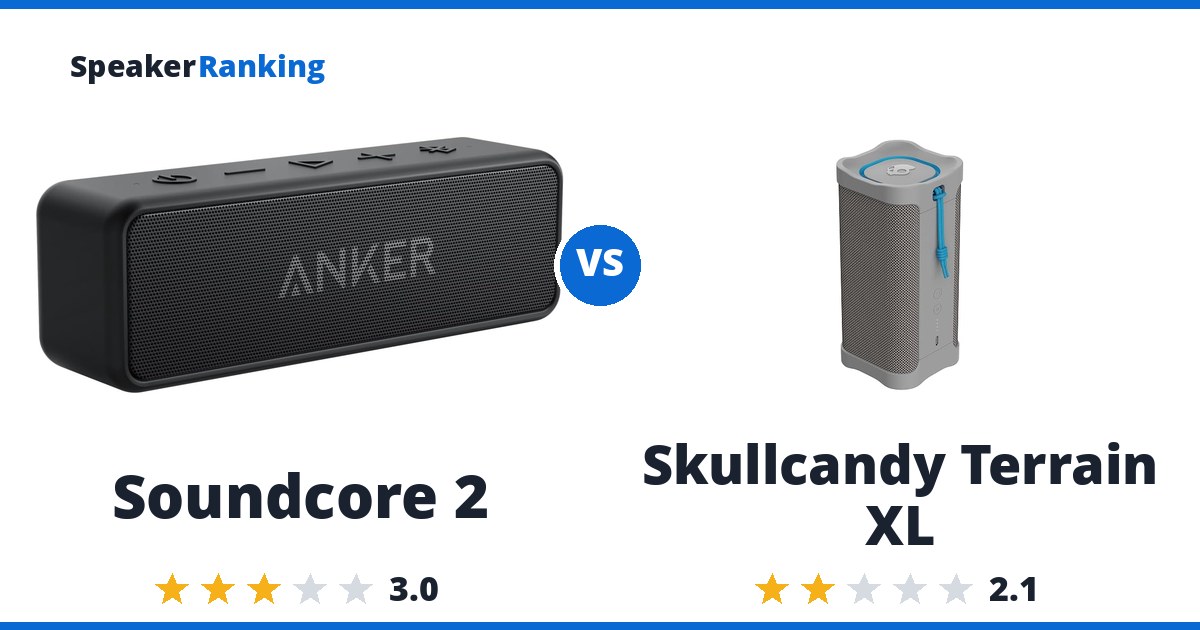 Soundcore 2 vs Skullcandy Terrain XL