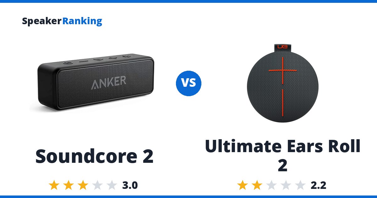 Soundcore 2 vs Ultimate Ears Roll 2