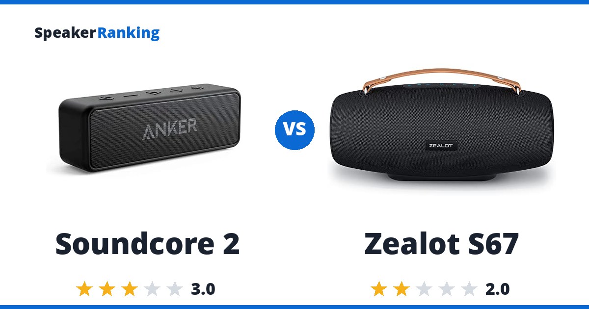 Soundcore 2 vs Zealot S67