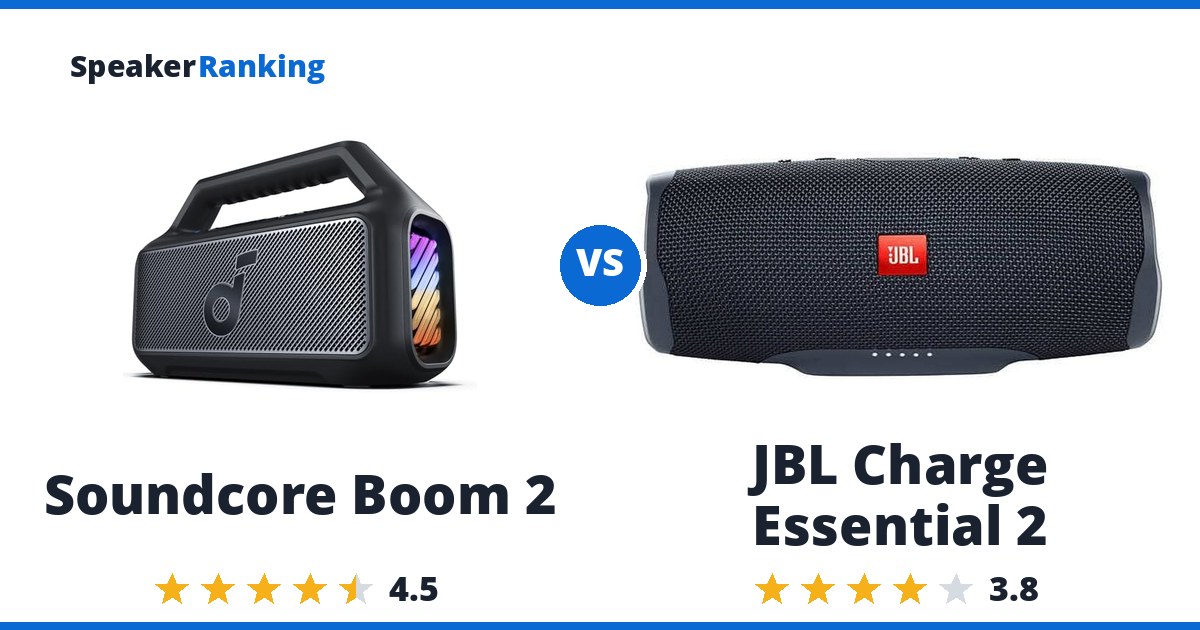 Soundcore Boom 2 vs JBL Charge Essential 2