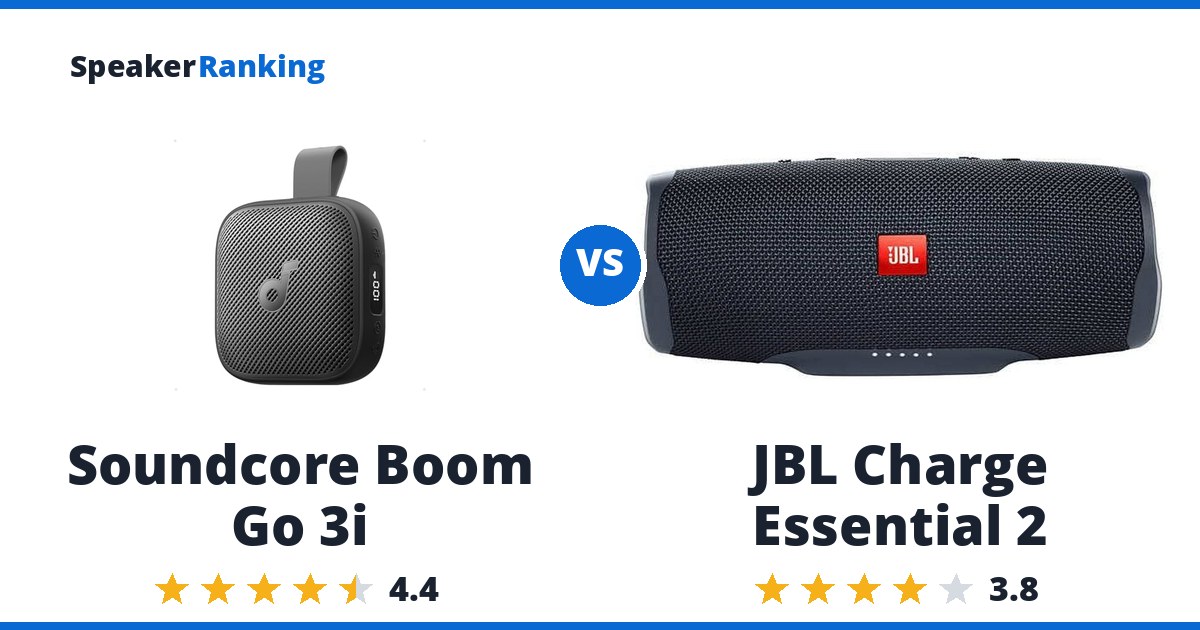 Soundcore Boom Go 3i vs JBL Charge Essential 2