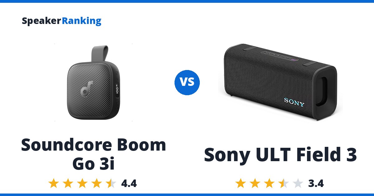 Soundcore Boom Go 3i vs Sony ULT Field 3
