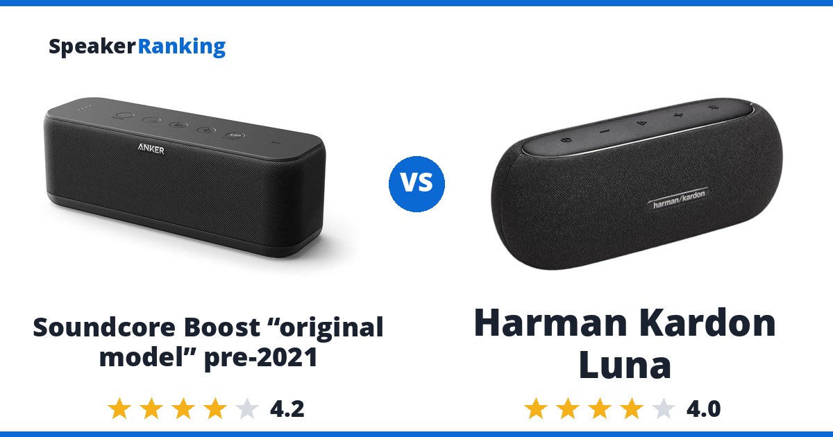 Soundcore Boost “original model” pre-2021 vs Harman Kardon Luna