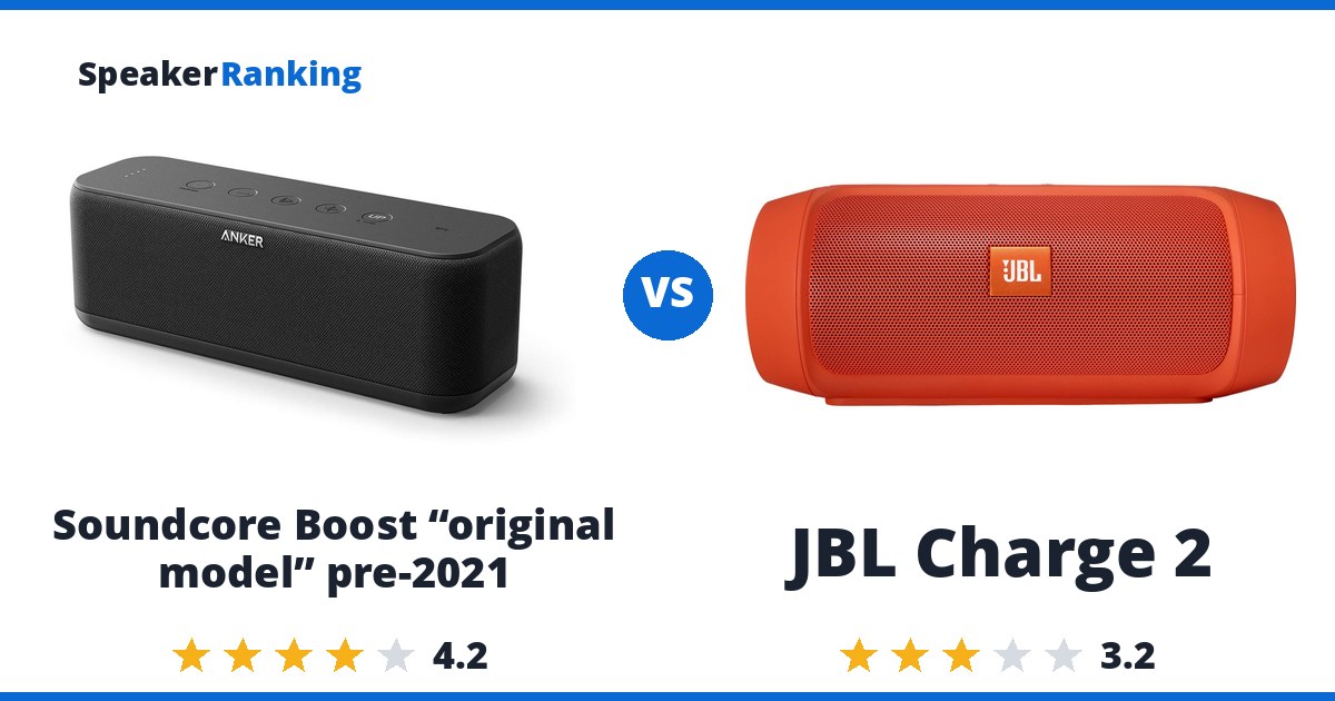 Soundcore Boost “original model” pre-2021 vs JBL Charge 2