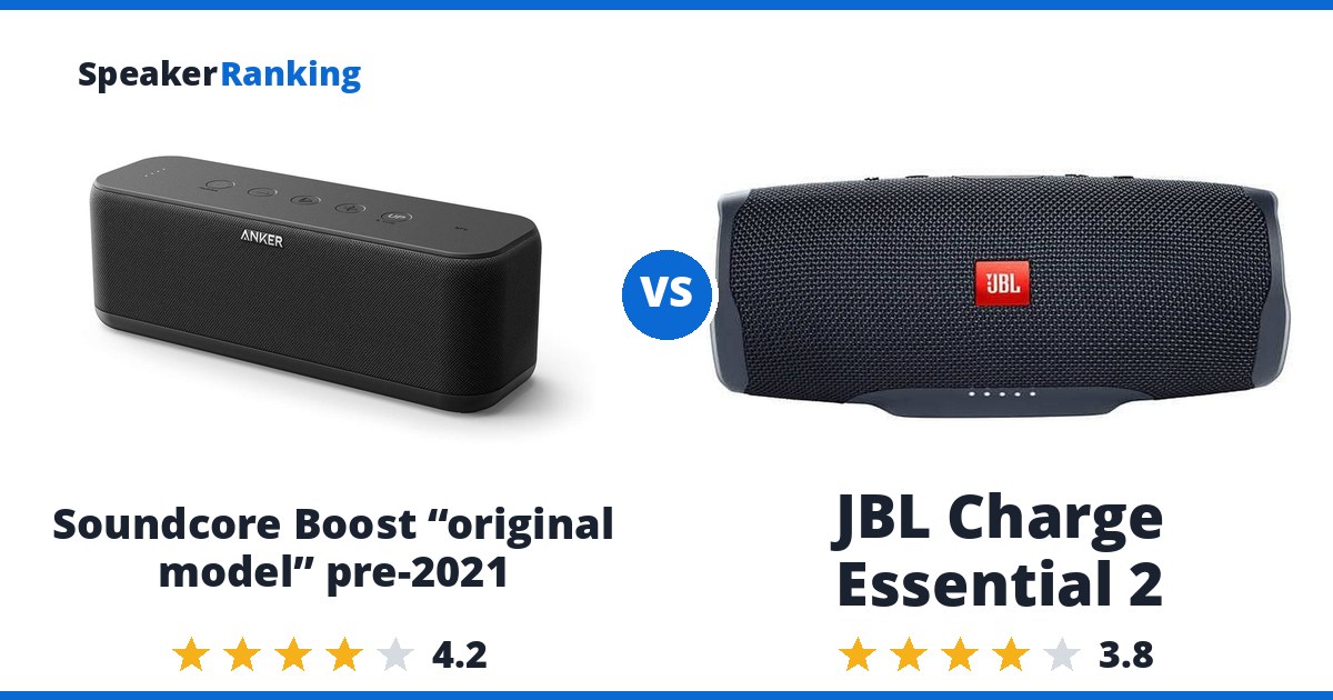 Soundcore Boost “original model” pre-2021 vs JBL Charge Essential 2