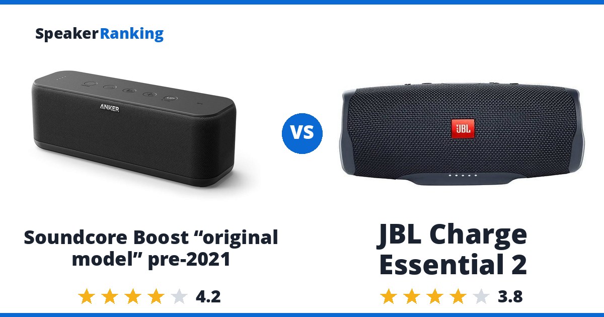 Soundcore Boost “original model” pre-2021 vs JBL Charge Essential 2