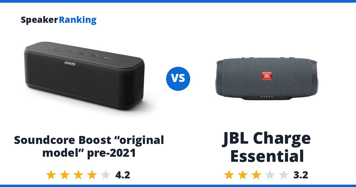 Soundcore Boost “original model” pre-2021 vs JBL Charge Essential
