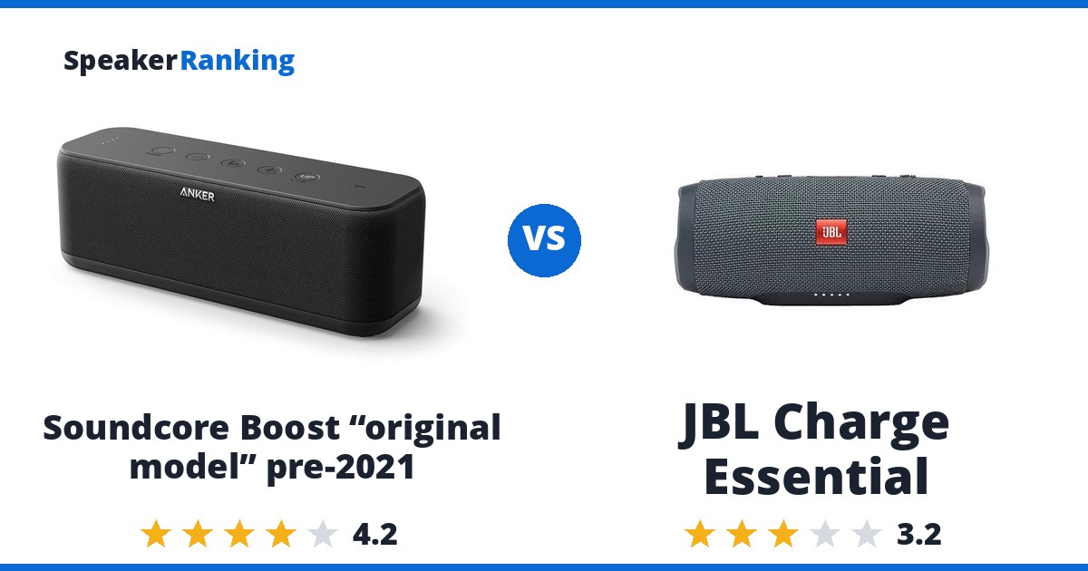 Soundcore Boost “original model” pre-2021 vs JBL Charge Essential