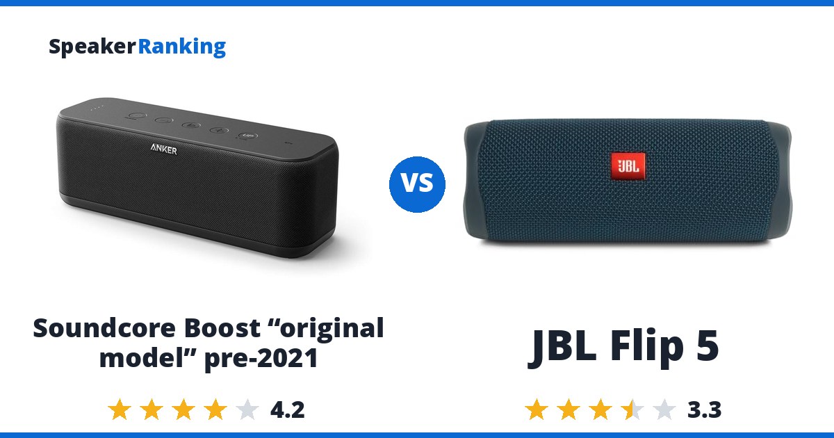 Soundcore Boost “original model” pre-2021 vs JBL Flip 5