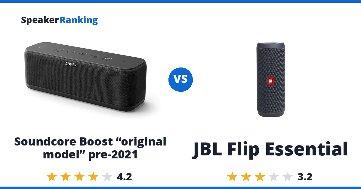 Soundcore Boost “original model” pre-2021 vs JBL Flip Essential