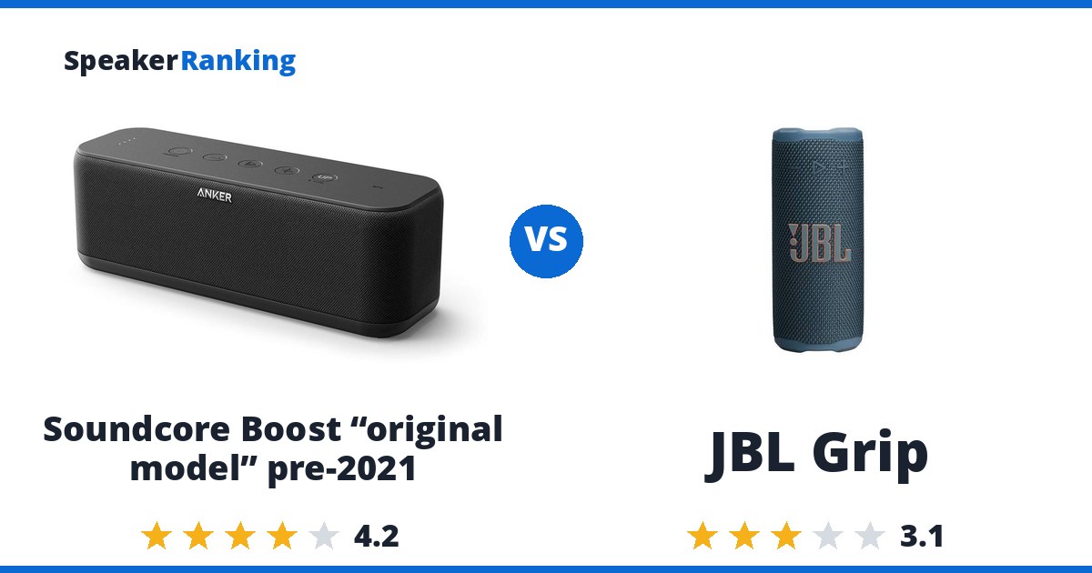 Soundcore Boost “original model” pre-2021 vs JBL Grip