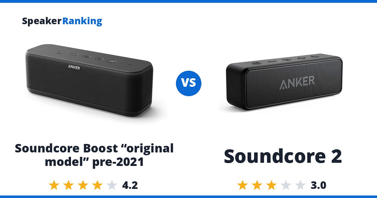 Soundcore Boost “original model” pre-2021 vs Soundcore 2
