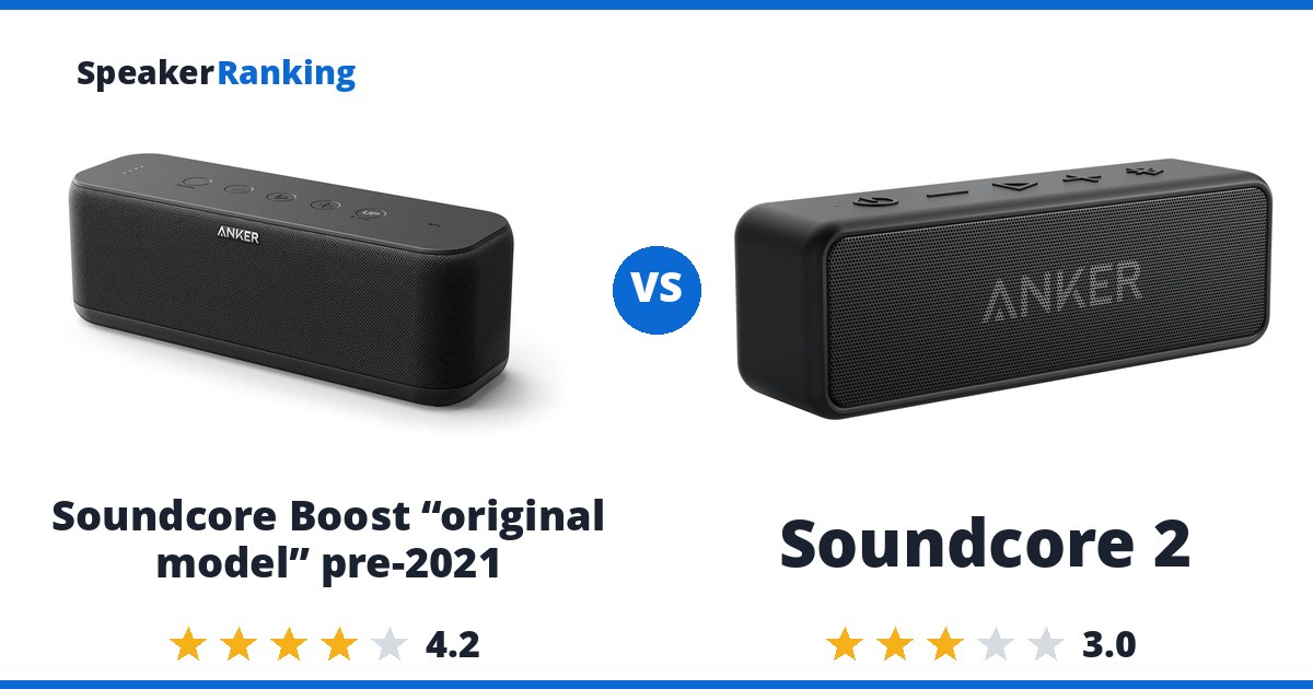 Soundcore Boost “original model” pre-2021 vs Soundcore 2
