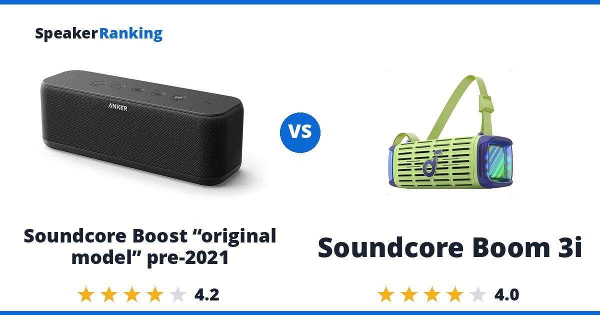 Soundcore Boost “original model” pre-2021 vs Soundcore Boom 3i