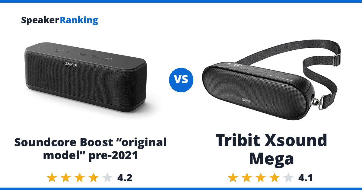 Soundcore Boost “original model” pre-2021 vs Tribit Xsound Mega