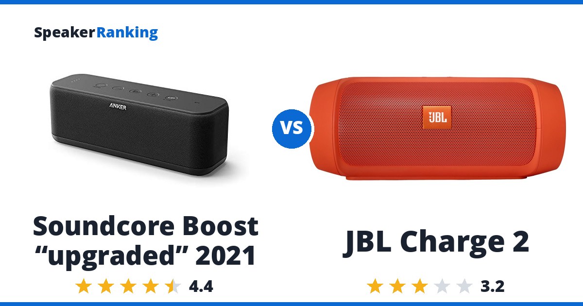Soundcore Boost “upgraded” 2021 vs JBL Charge 2