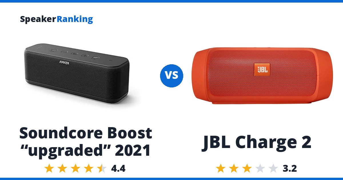 Soundcore Boost “upgraded” 2021 vs JBL Charge 2