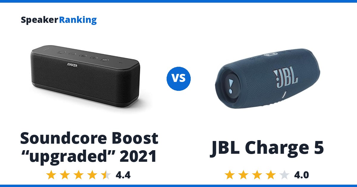 Soundcore Boost “upgraded” 2021 vs JBL Charge 5