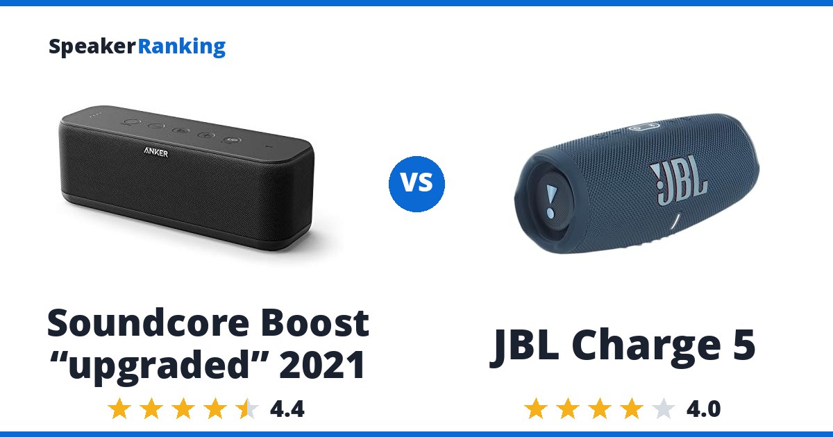 Soundcore Boost “upgraded” 2021 vs JBL Charge 5