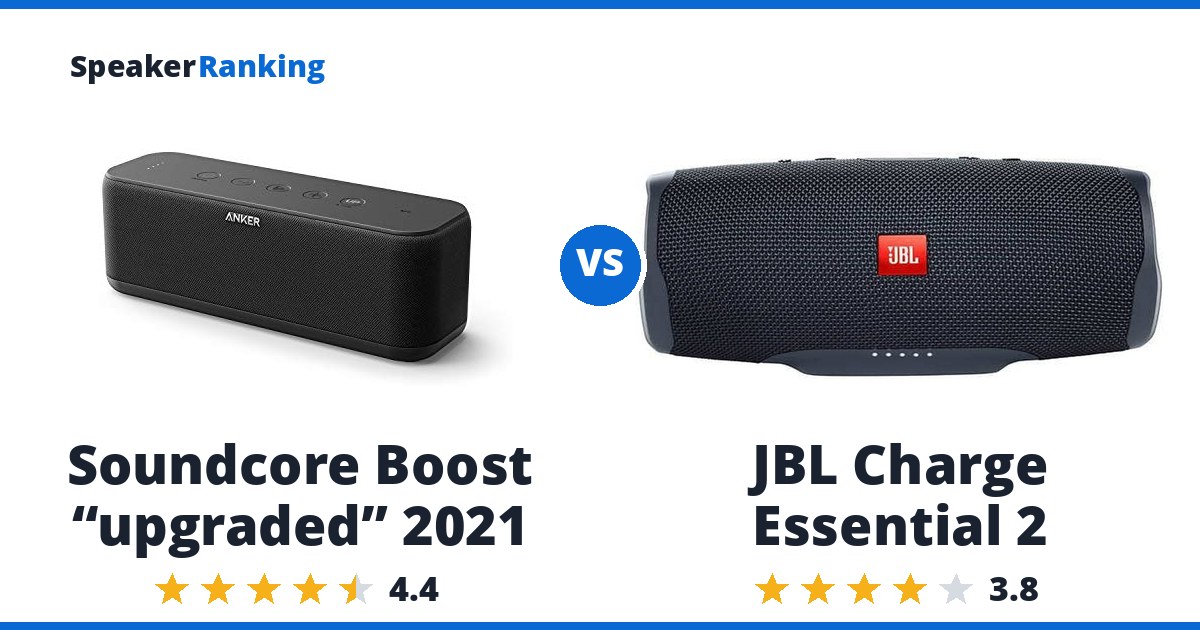 Soundcore Boost “upgraded” 2021 vs JBL Charge Essential 2