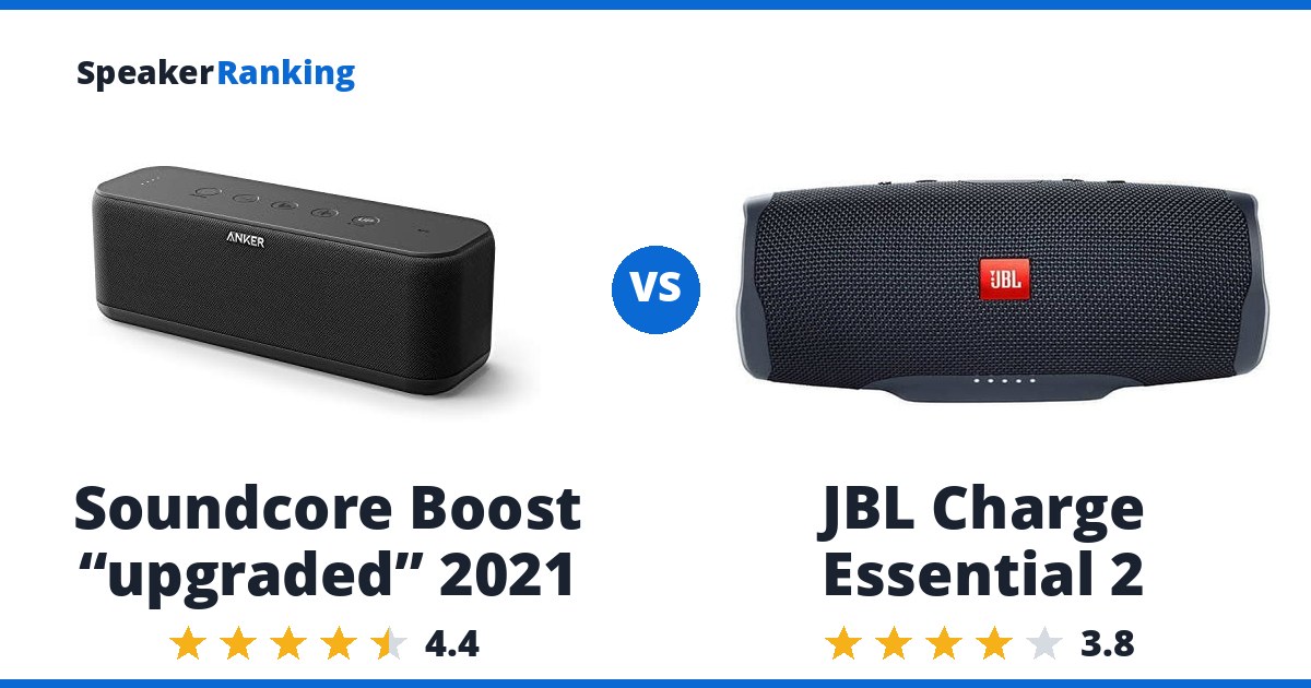 Soundcore Boost “upgraded” 2021 vs JBL Charge Essential 2