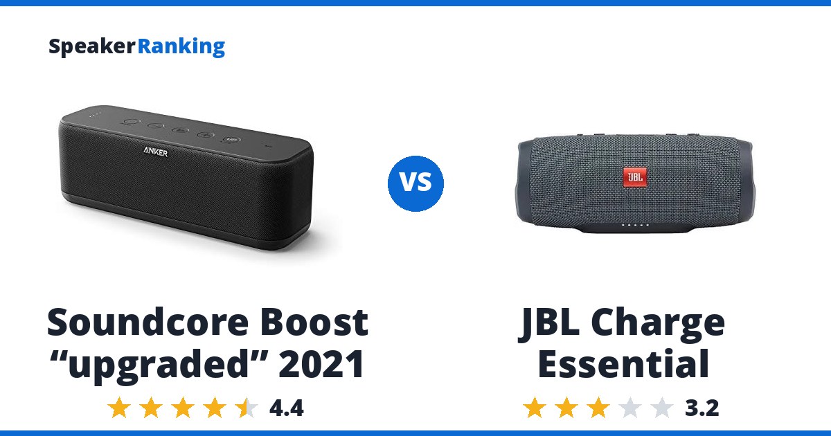 Soundcore Boost “upgraded” 2021 vs JBL Charge Essential