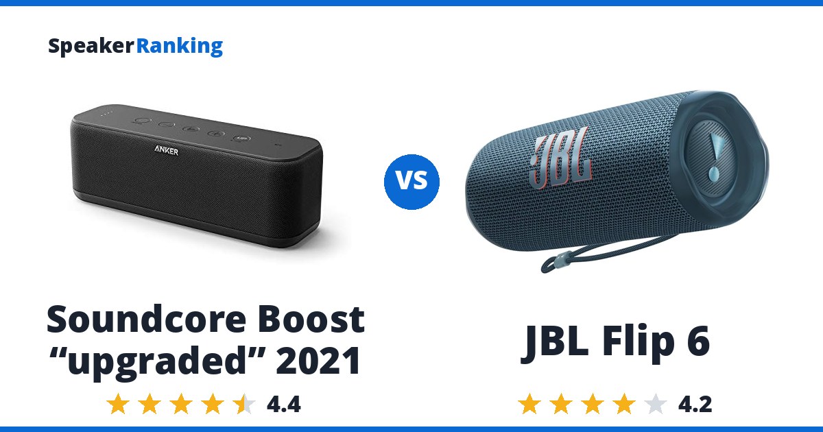 Soundcore Boost “upgraded” 2021 vs JBL Flip 6