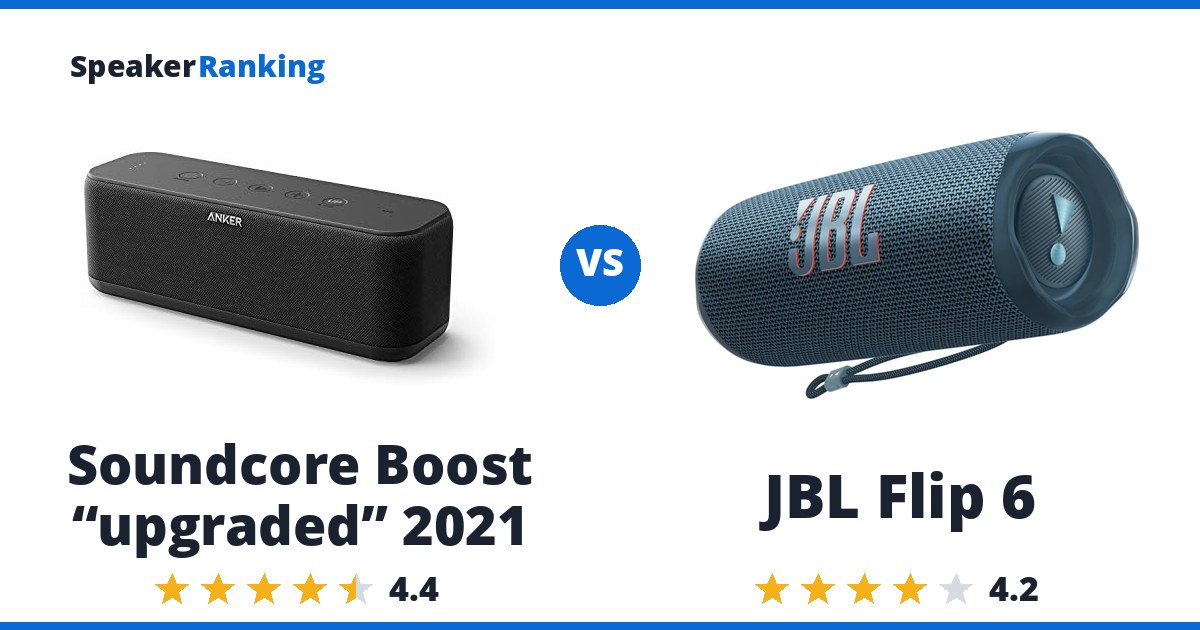Soundcore Boost “upgraded” 2021 vs JBL Flip 6