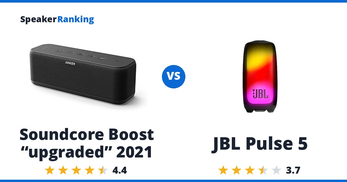 Soundcore Boost “upgraded” 2021 vs JBL Pulse 5