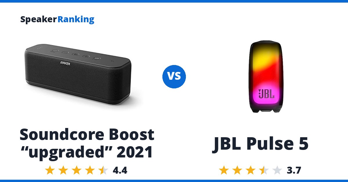 Soundcore Boost “upgraded” 2021 vs JBL Pulse 5