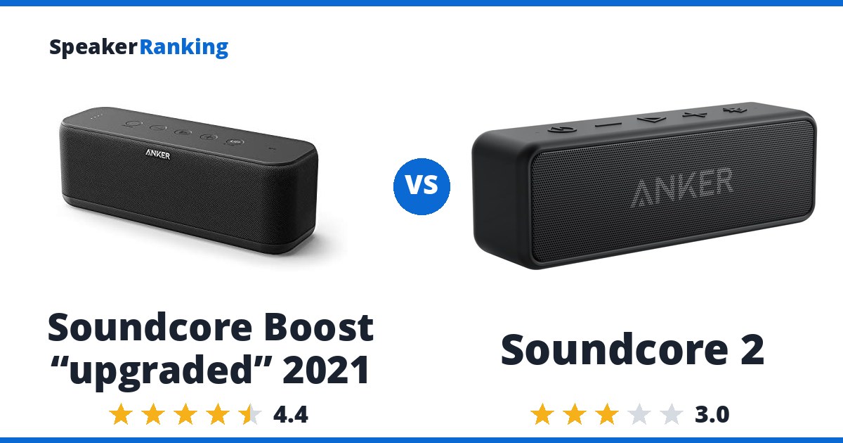 Soundcore Boost “upgraded” 2021 vs Soundcore 2